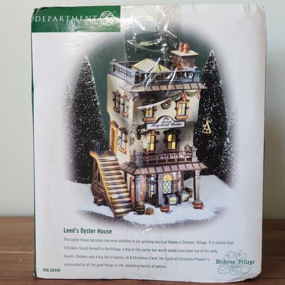 Department 56 – Leed’s Oyster House – Dickens’ Village Series – 1999 NIB - Picture 16 of 16